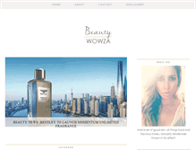 Tablet Screenshot of beautywowza.com